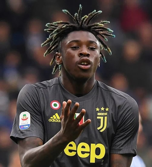NAUGHTY MOI Moise Kean appears to film himself driving at 50mph while laughing with Everton fans in nearby car in now-deleted video