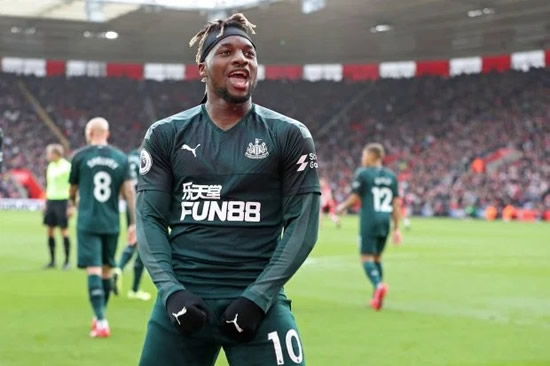 ALL IN Newcastle star Allan Saint-Maximin wanted by Carlo Ancelotti after Everton boss watched him in midweek