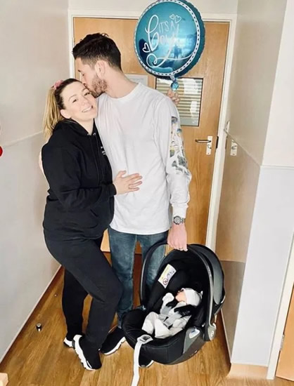 Crystal Palace star Van Aanholt's wife gives birth just four days after team-mate Joel Ward becomes a dad