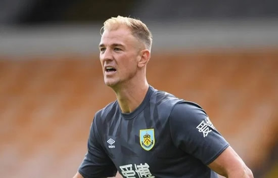 JOE HERE WE ARE Joe Hart lined up to join ex-England team-mate Wayne Rooney at Derby on free transfer with Besiktas also keen
