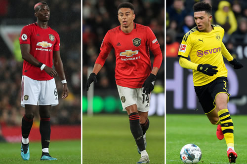 Man Utd ready to flog Paul Pogba and Jesse Lingard in flash sale to raise funds for Jadon Sancho transfer