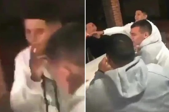 Man Utd star Marcos Rojo smokes and plays poker with friends in clear violation of coronavirus lockdown rules