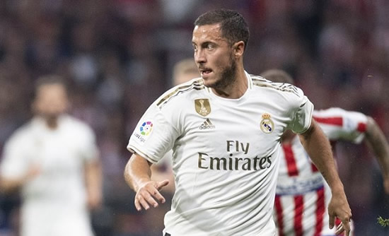 Real Madrid ace Hazard happy to be back in training