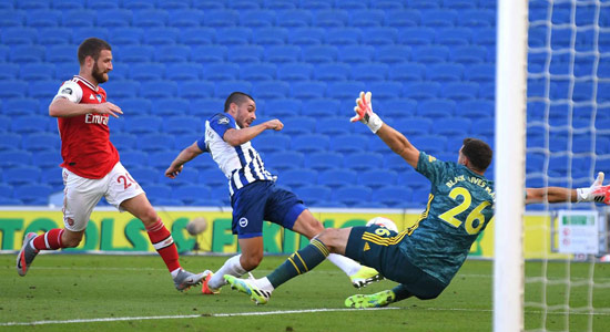 Brighton & Hove Albion 2-1 Arsenal: Maupay and Dunk stun Gunners after Pepe wonder strike