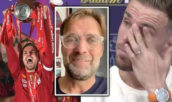 Liverpool boss Jurgen Klopp reduces Jordan Henderson to tears with special tribute message