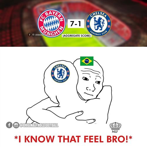 7M Daily Laugh - When Bayern V London teams