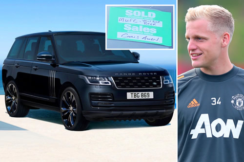Donny van de Beek celebrates Man Utd transfer by splashing out on £150,000 luxury Range Rover SVAutobiography