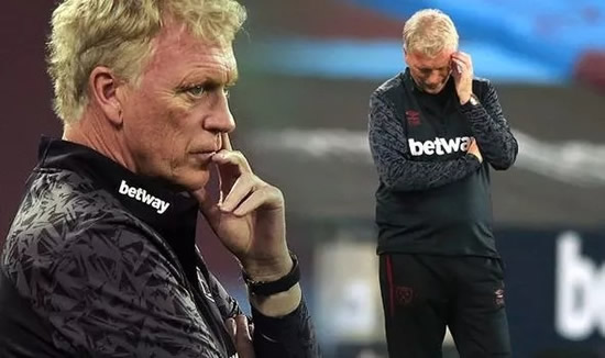 West Ham boss David Moyes tests positive for coronavirus along with two players