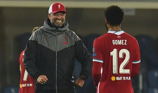 Liverpool boss Jurgen Klopp fears Joe Gomez will miss rest of the season with knee injury