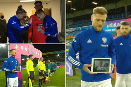 Touching moment Leeds’ Cooper makes 13-year-old boy suffering from cancer a virtual mascot via iPad for Arsenal clash