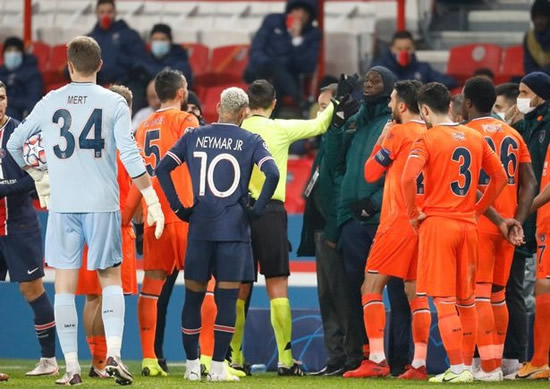 Why PSG and Istanbul Basaksehir agreed to continue clash after 'racist' remark