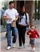 Xabi Alonso with his wife and son