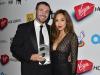 Lucky guy: Ben Cohen picked up the Ally Award from a super sexy Myleene Klass