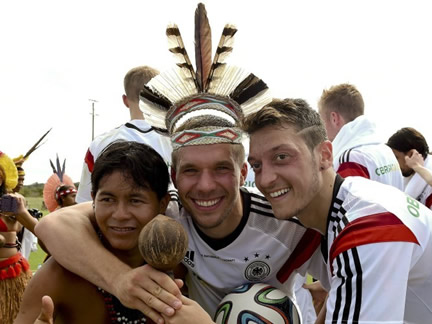 Klose celebrated his birthday in unusual style