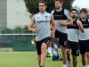 The fitness drills continue for Gerrard and his Galaxy team-mates