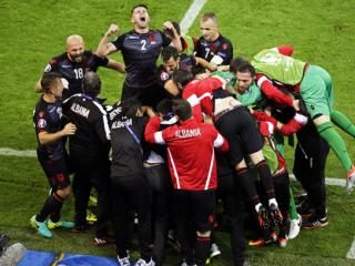 Albania seal historic win