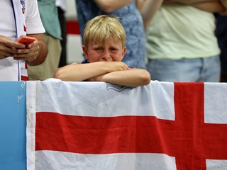 England fans were heart-broken