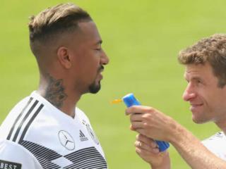 Germany train ahead of World Cup warm-up match