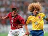 Colombia legend Carlos Valderrama is responsible for one of the most iconic World Cup haircuts of all time
