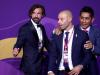 Former players Andrea Pirlo, Javier Mascherano and Jorge Campos arrive