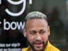Neymar dons a yellow jacket for Paris fashion week Credit: The Mega Agency