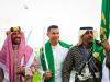 Cristiano Ronaldo wielded a sword as part of Saudi Founding Day celebrations