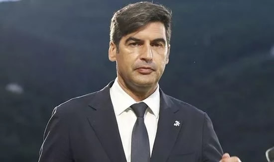 Tottenham 'close in' on appointment of Paulo Fonseca with three-year deal under discussion