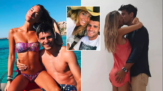 Ex-Chelsea striker Alvaro Morata confirms split from stunning wife Alice Campello as pair release damning statement