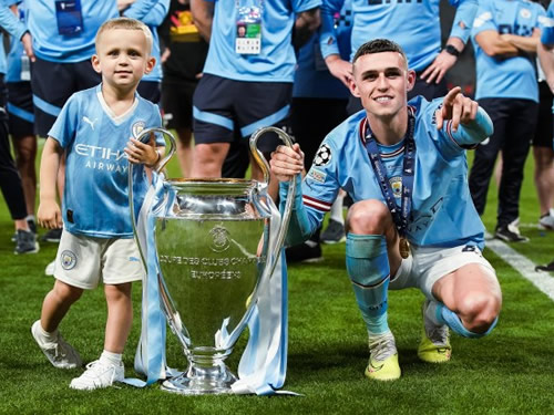 BREAKS THE NET Phil Foden’s son, 5, set to become star by entertaining fans as a YouTuber