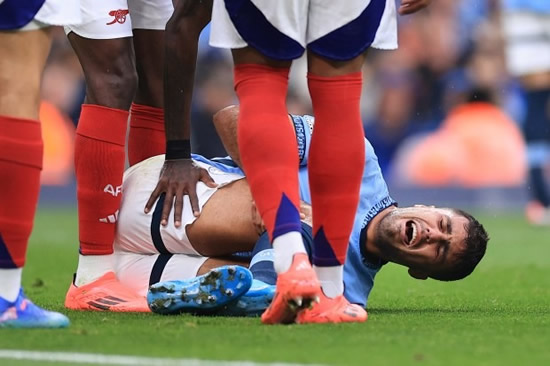 ROD MAN OUT Rodri ‘set to miss the rest of the SEASON as initial tests suggest Man City star has torn cruciate ligaments’