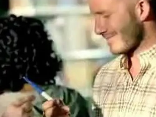 ACTING UP Football’s most cringey adverts revealed from Southgate at Pizza Hut to Messi flogging face cream & Beckham’s Sharpies