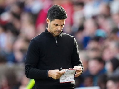 ART OF WAR Mikel Arteta spotted checking his ‘dark arts’ notepad with THREE main principles during Arsenal’s win over Southampton