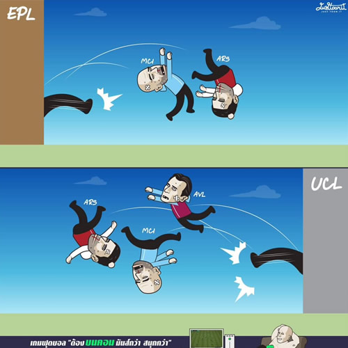 Daily Laugh - Man City & Arsenal in EPL & UCL