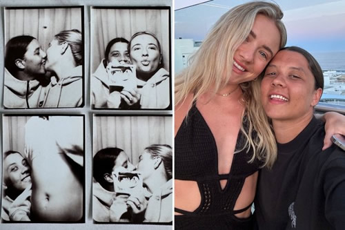 Chelsea star Sam Kerr and footballer partner Kristie Mewis expecting first child as they make heartwarming announcement