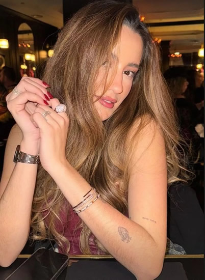 Premier League WAG gets 'sensational' tattoo on arm that fans can't believe is real