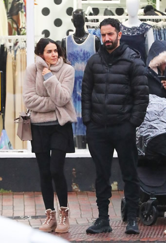 Ruben Amorim seen with wife Maria in Manchester for first time as Man Utd boss heads out for 40th birthday lunch