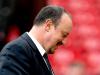 Rafa Benítez smiles with satisfaction as he walks from the pitch