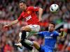 César Azpilicueta vies with Ryan Giggs for possession