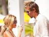 Clancy pants ... Abbey with husband Peter Crouch in Ibiza