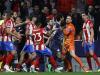 They survived a bruising clash with Atletico Madrid to reach the last four Credit: EPA
